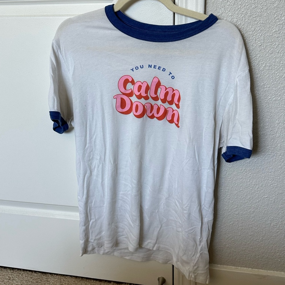 “You need to calm down” tee. Taylor Swift official merch.